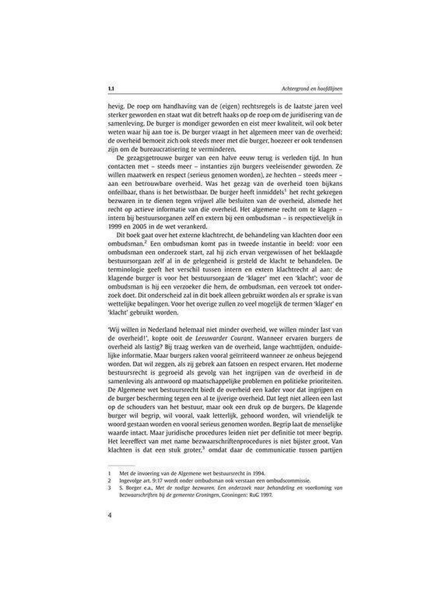 Klachtrecht en ombudsman