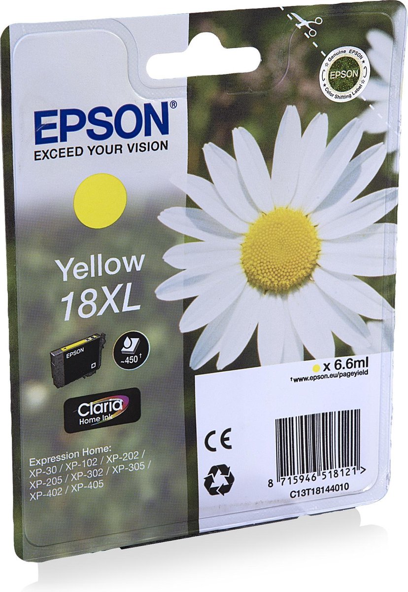Epson 18XL - Inktcartridge / - Geel