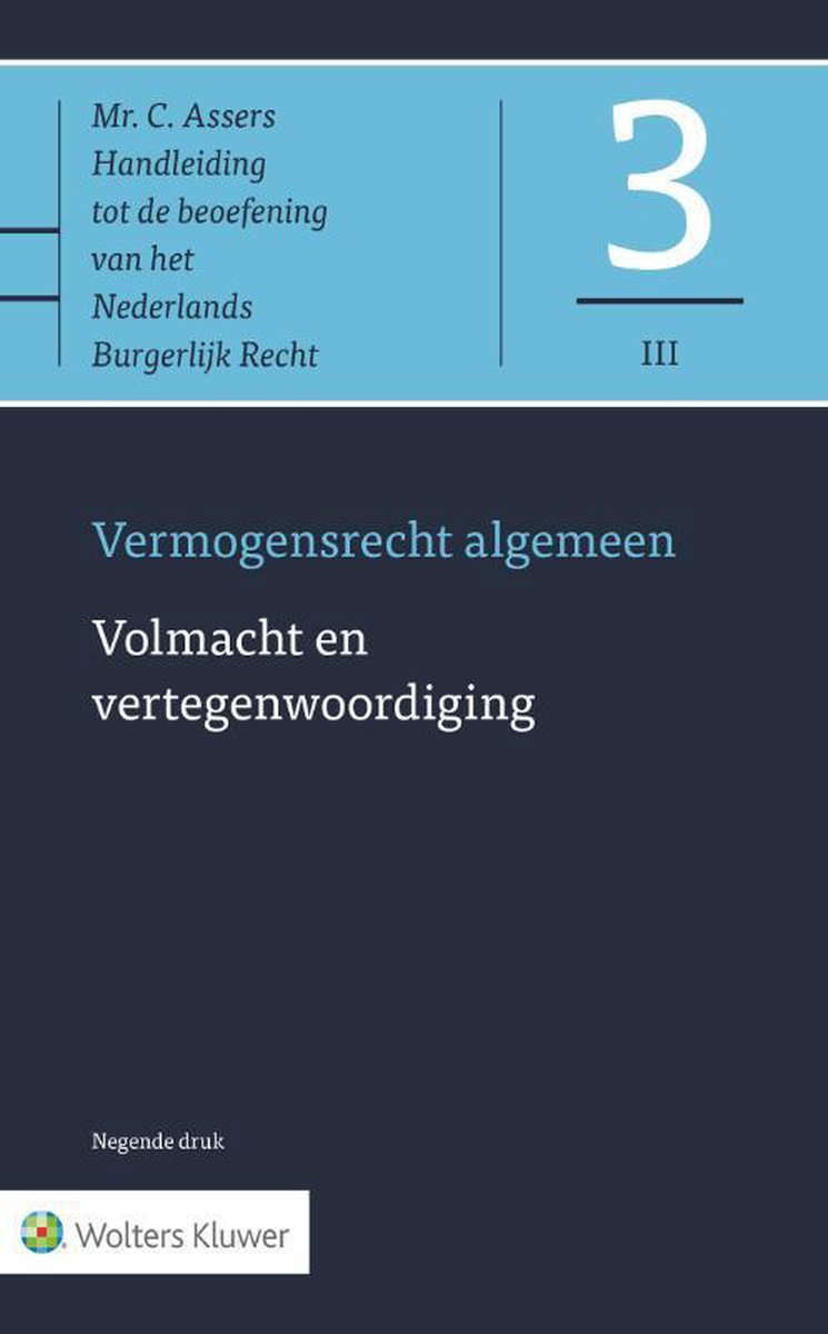 Volmacht en vertegenwoordiging