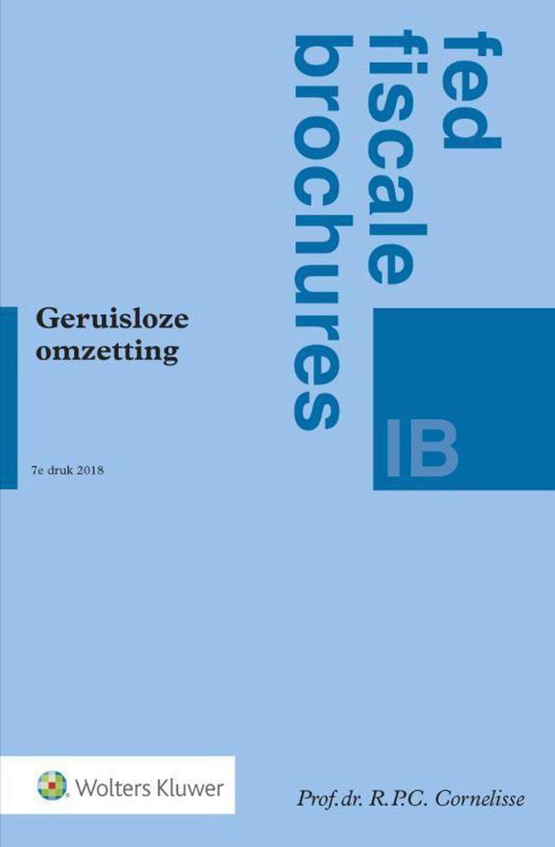 Wolters Kluwer Nederland B.V. Geruisloze omzetting