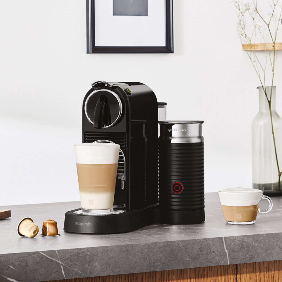 Magimix Nespresso CitiZ & Milk M196 - Zwart