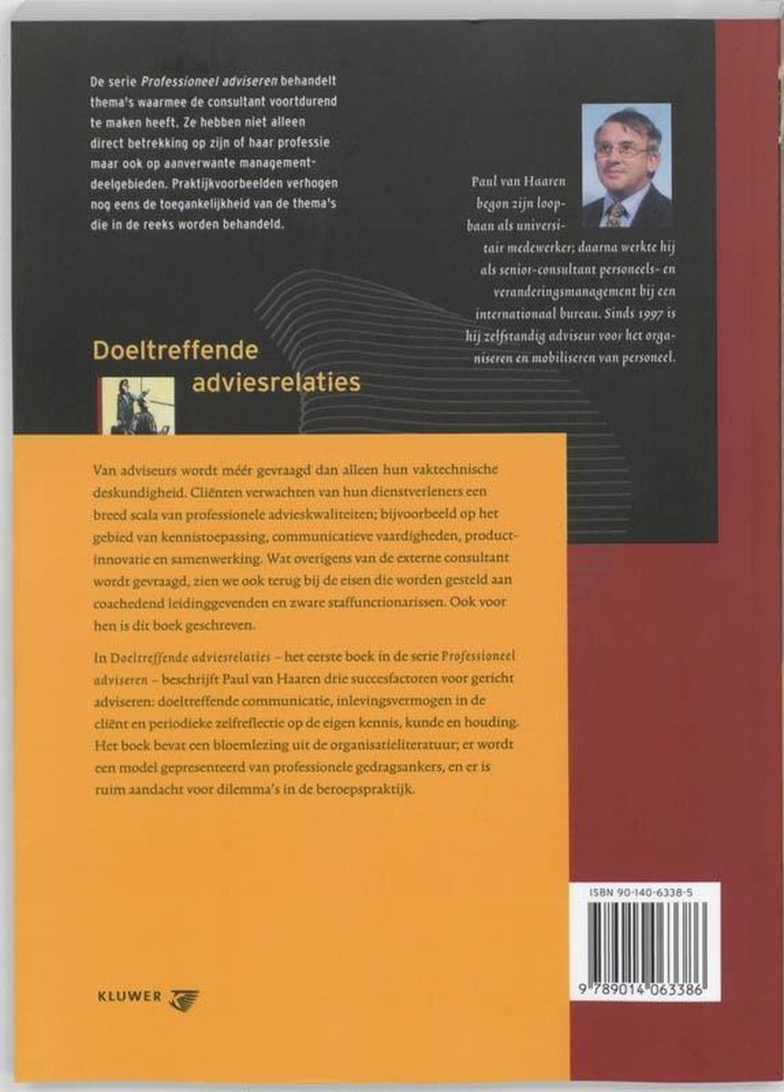 Boom Uitgevers Doeltreffende adviesrelaties