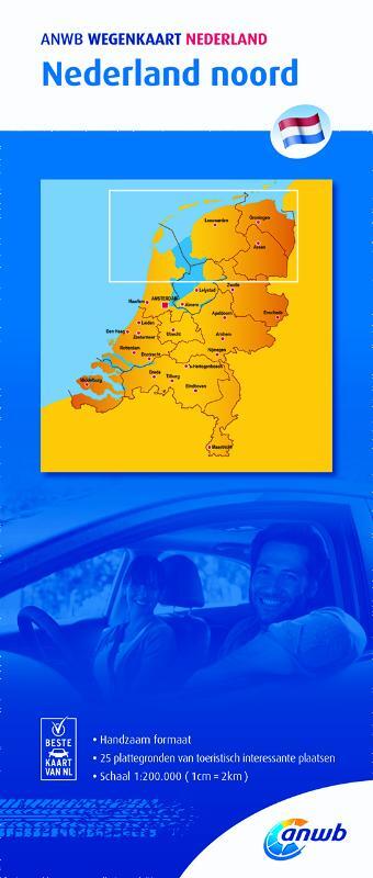 ANWB Wegenkaart - Nederland Noord