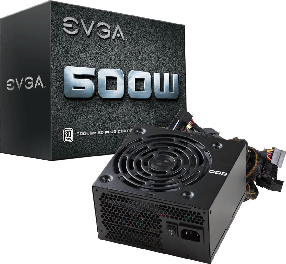 EVGA 600W power supply unit ATX - Negro