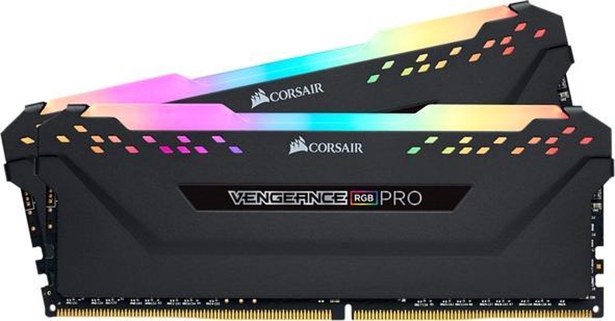 Corsair Vengeance RGB Pro 16GB DDR4 DIMM 3000 Mhz/15 (2x8GB) Black