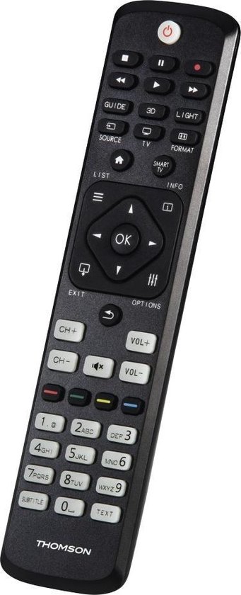 Thomson ROC1128PHI Vervangbare Afstandsbediening voor Philips-tv's - Zwart