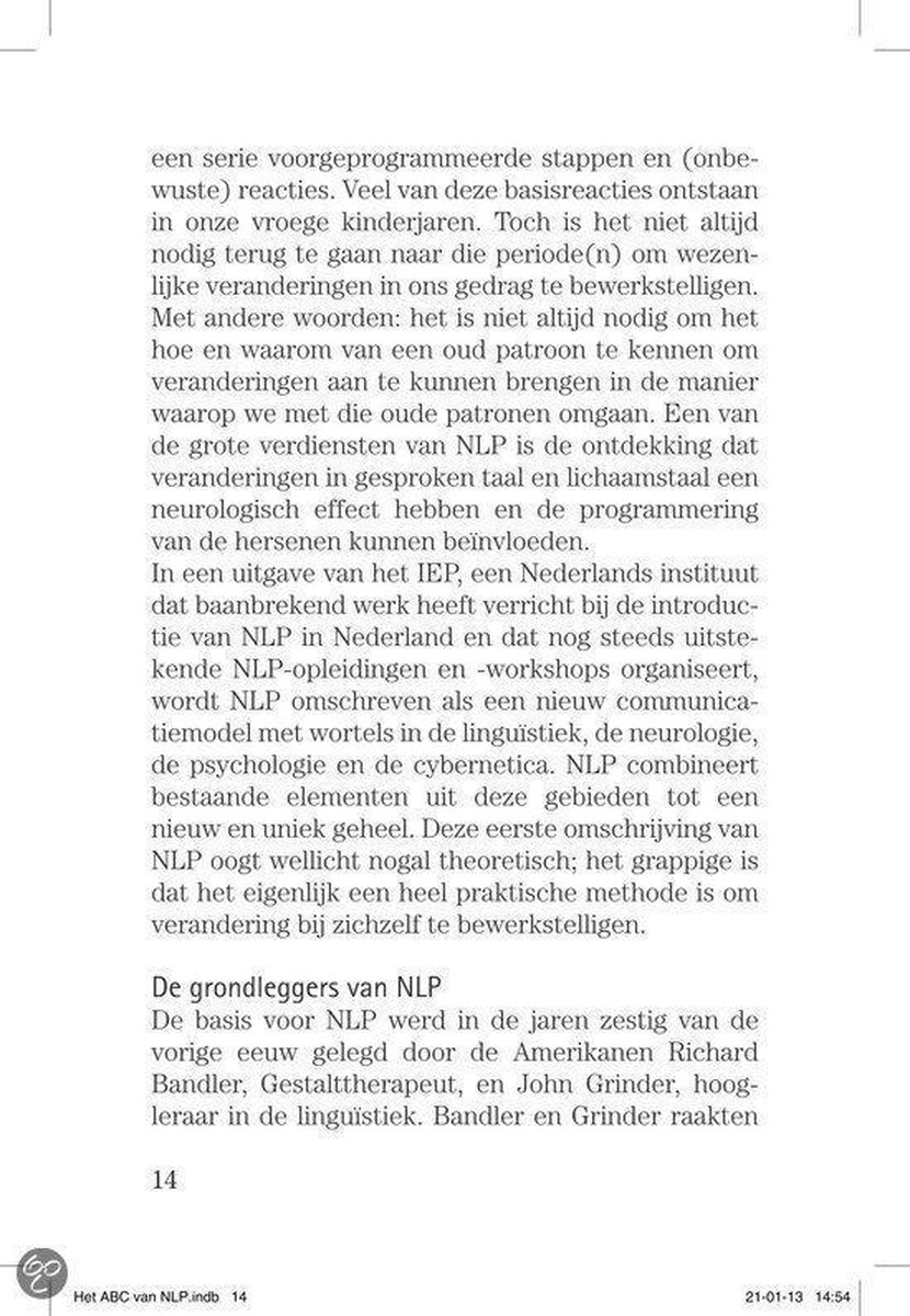 Het ABC van NLP