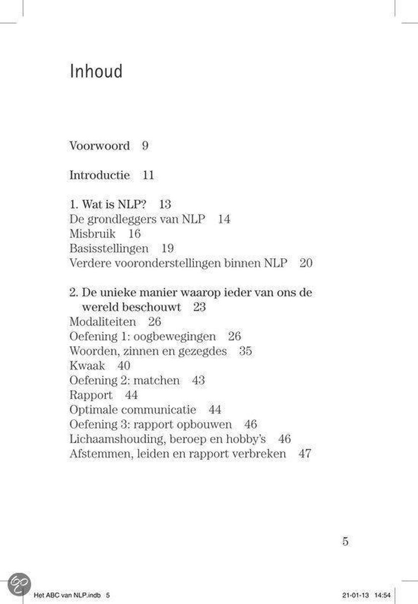 Het ABC van NLP