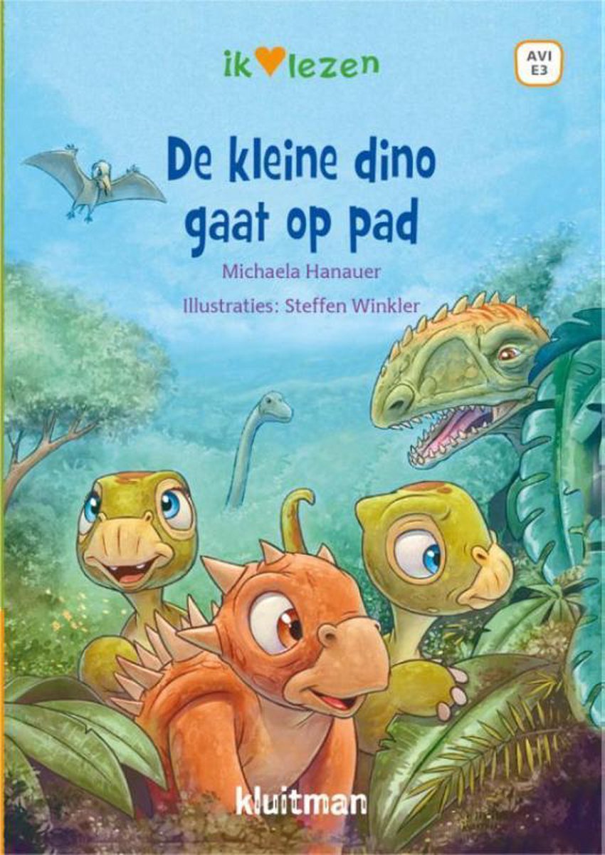 Massamarkt De kleine Dino gaat op pad - Blauw