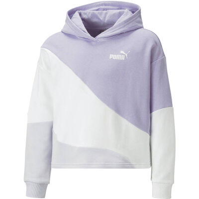 Puma - Sudadera De Niños Power Colorbloc - Púrpura