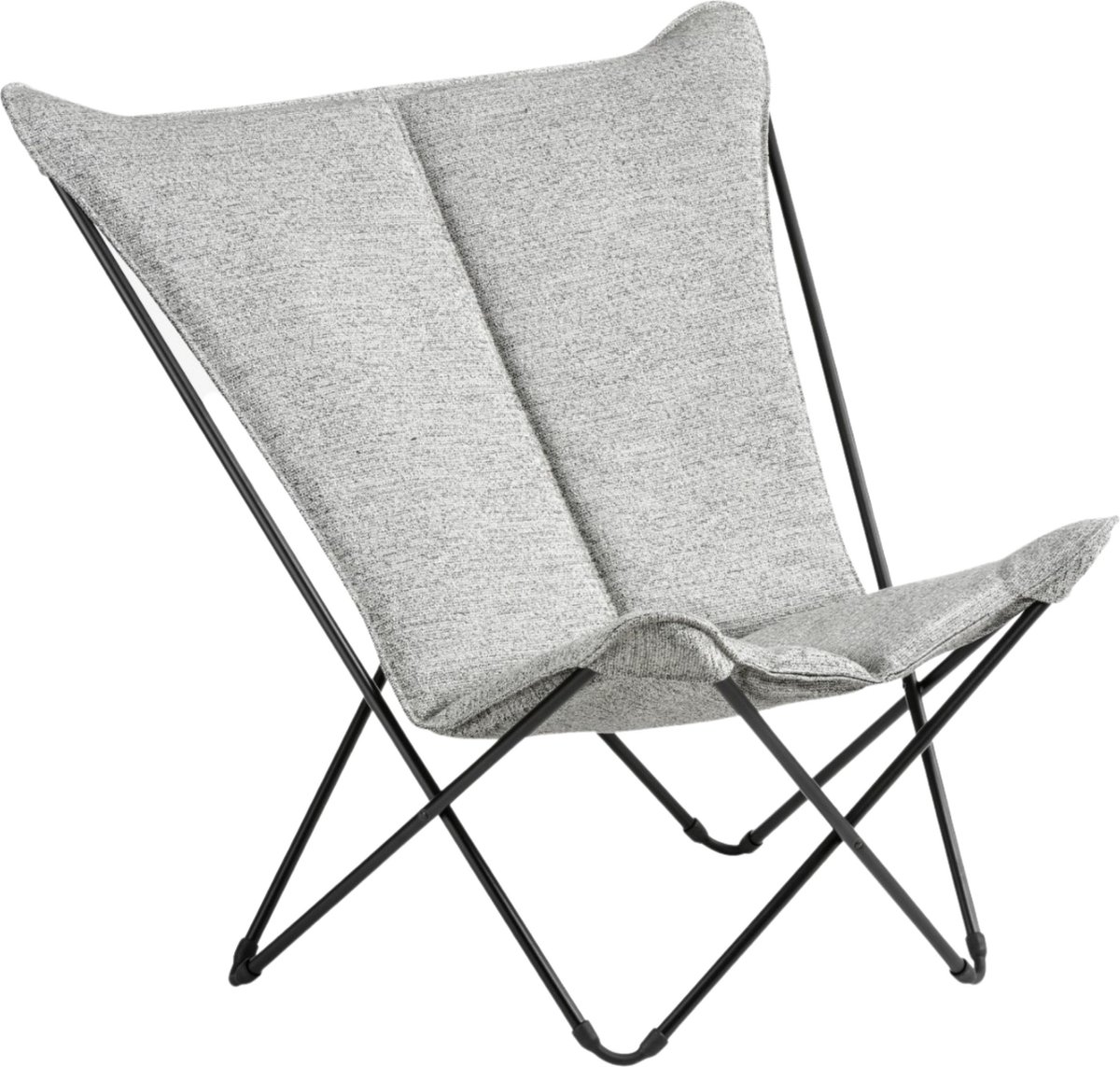 Lafuma Sphinx Sunbrella Loungestoel - Graniet - Grijs