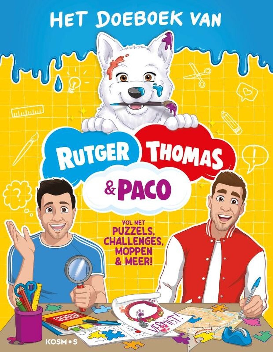 Top1Toys Het doeboek van Rutger, Thomas en Paco