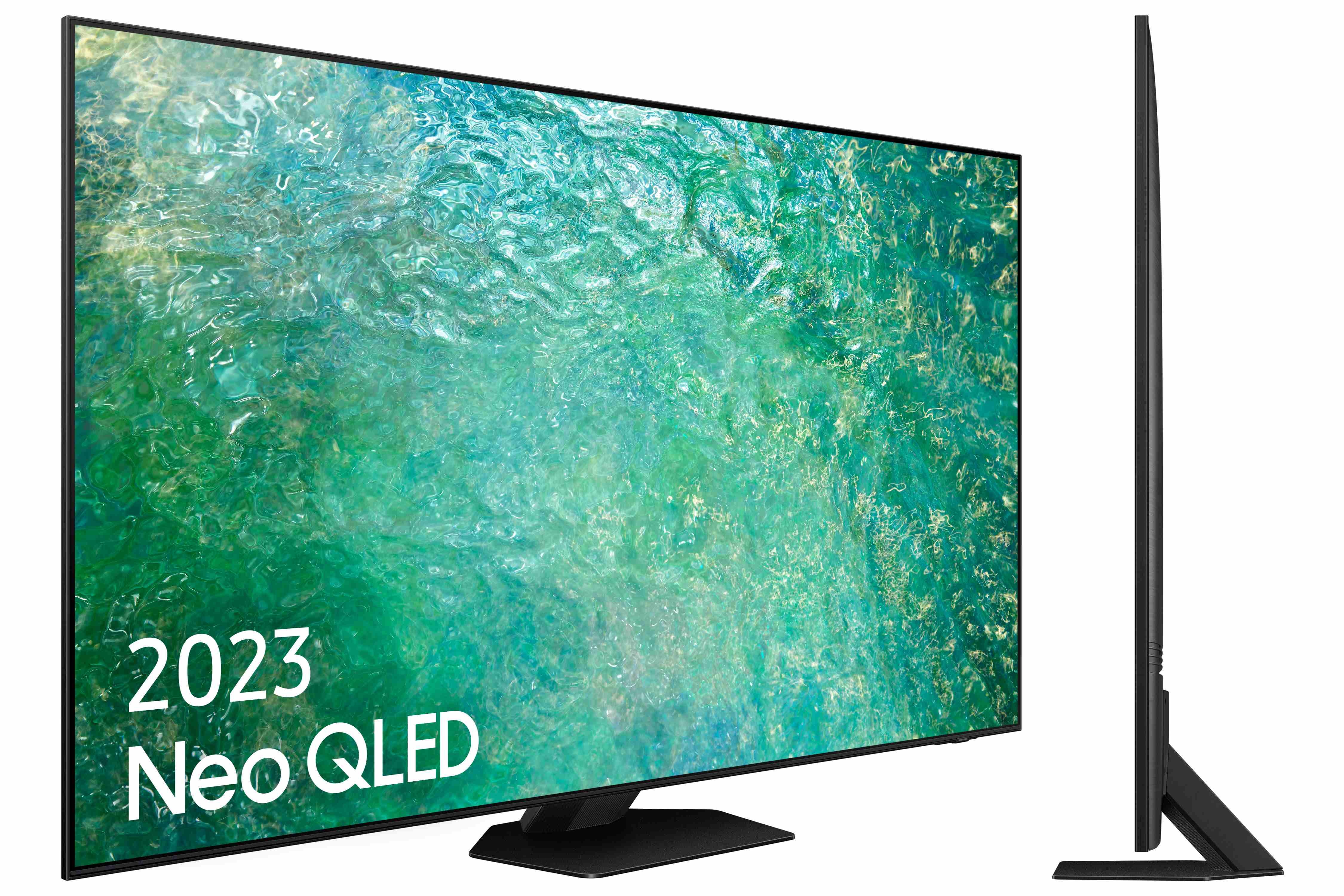 Samsung TV QN85C Neo QLED 138cm 55" Smart TV(2022),- Plata