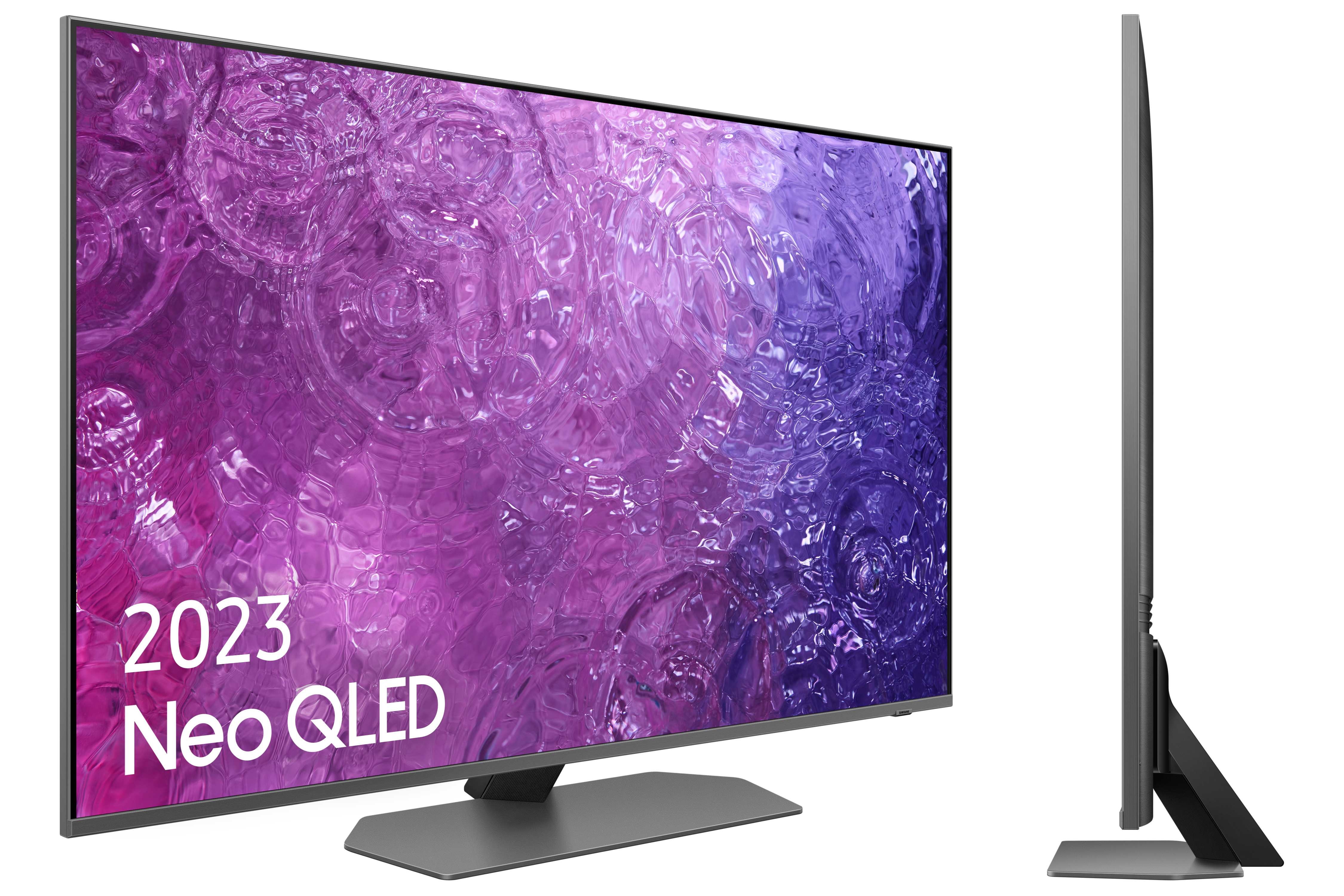 Samsung TV QN90C Neo QLED 163cm 65" Smart TV (2022),- Plata