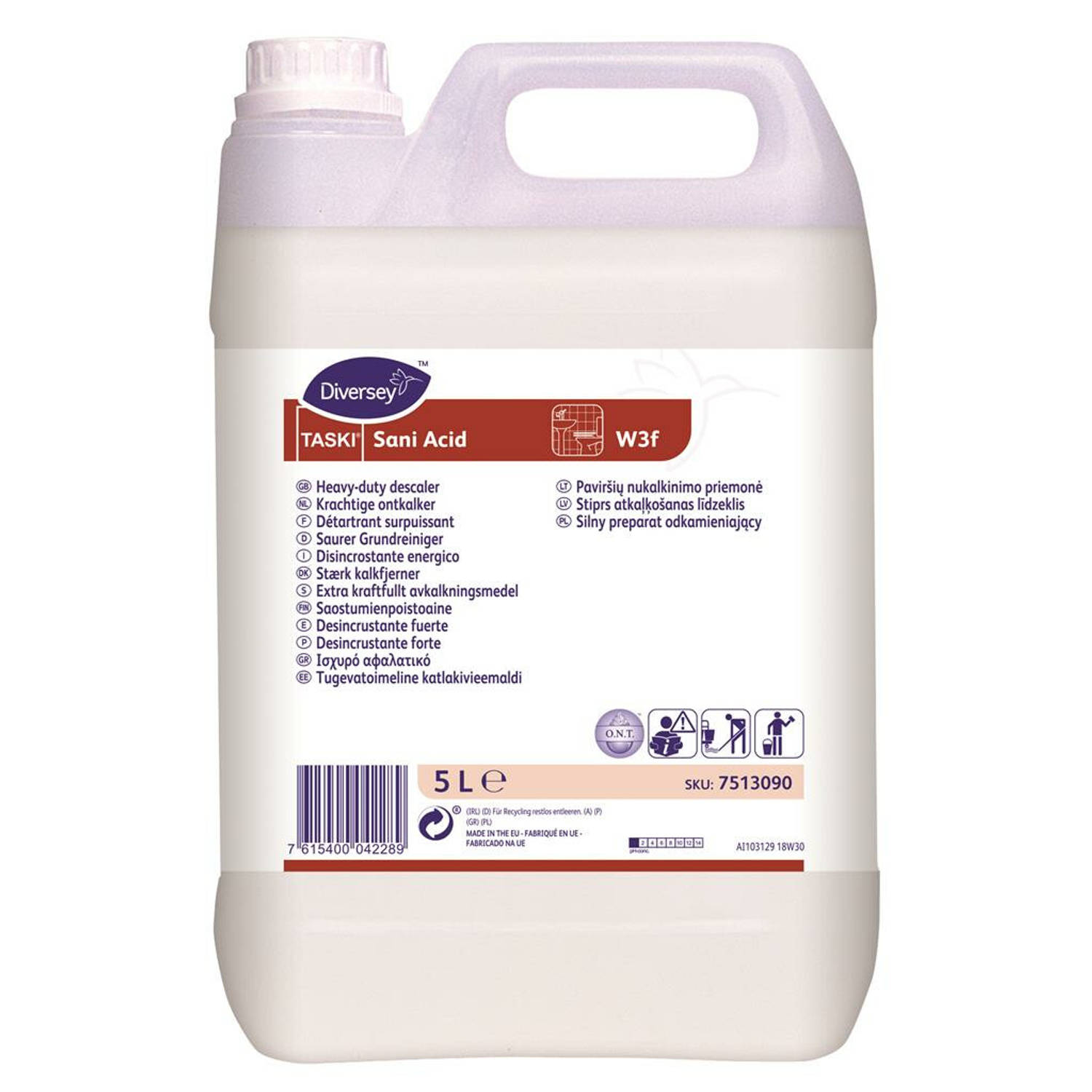 Huismerk Taski Sani Acid Ontkalker 5ltr