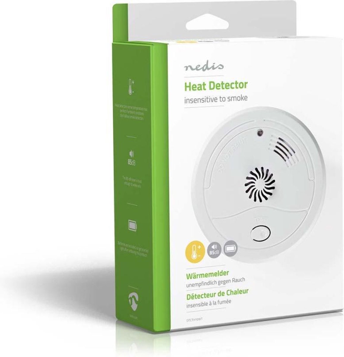 Nedis Hittemelder - Dtcth10wt - Wit