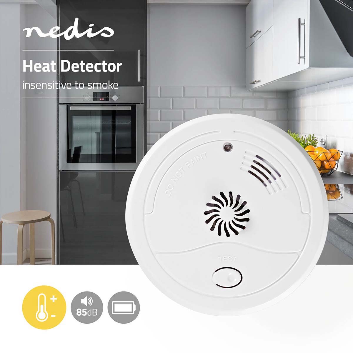 Nedis Hittemelder - Dtcth10wt - Wit