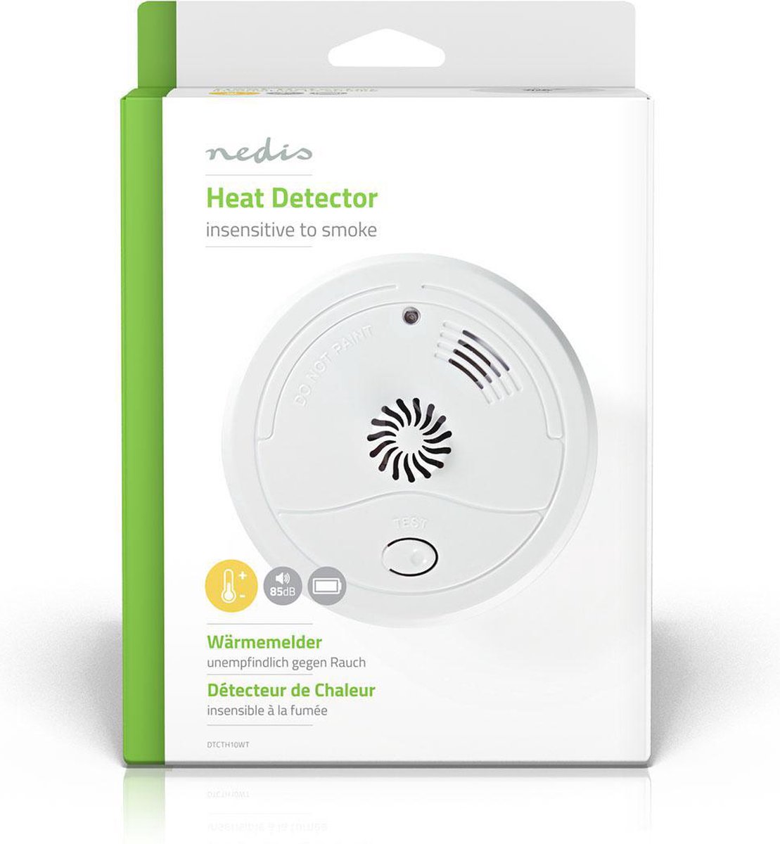 Nedis Hittemelder - Dtcth10wt - Wit