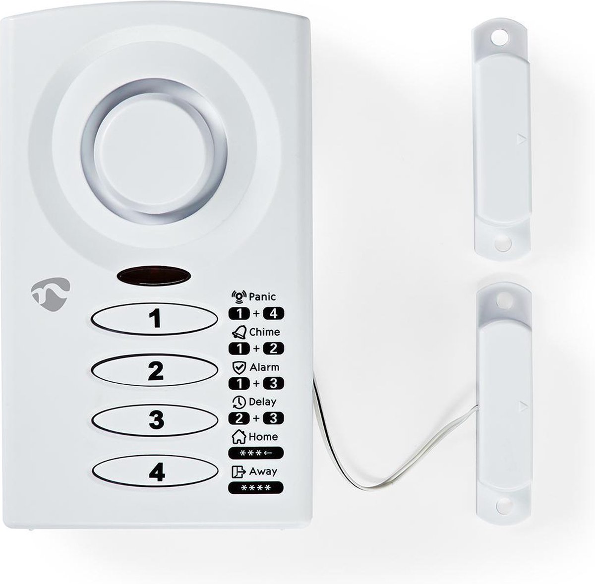 Nedis Deurstop-raamalarm - Alrmd30wt - Wit