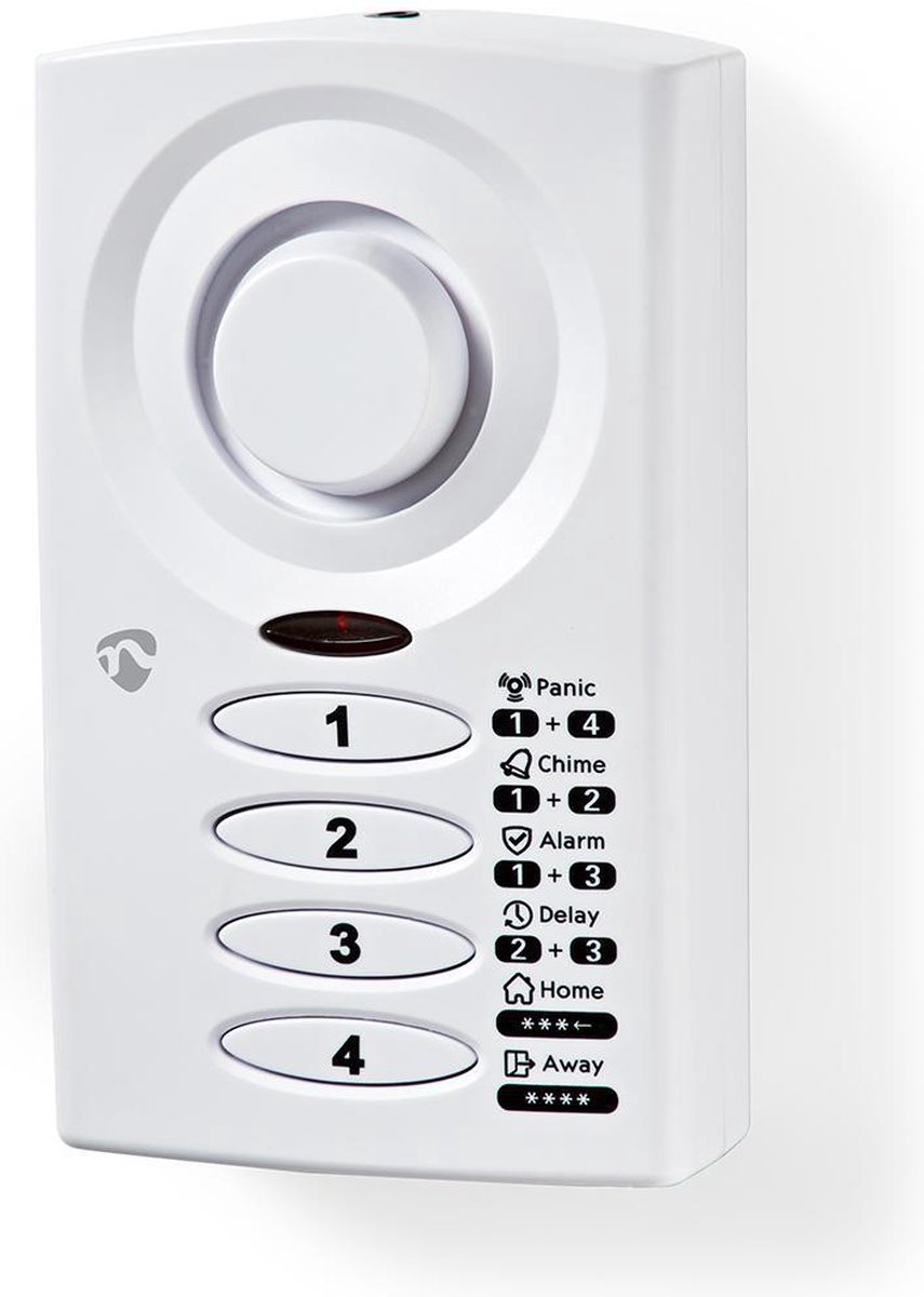 Nedis Deurstop-raamalarm - Alrmd30wt - Wit