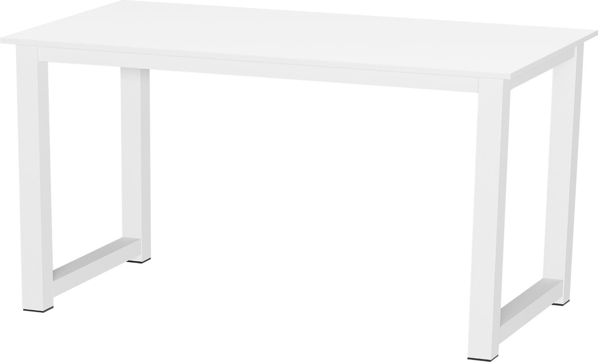 Bureau Tafel - Keukentafel - 110 Cm Breed - Wit