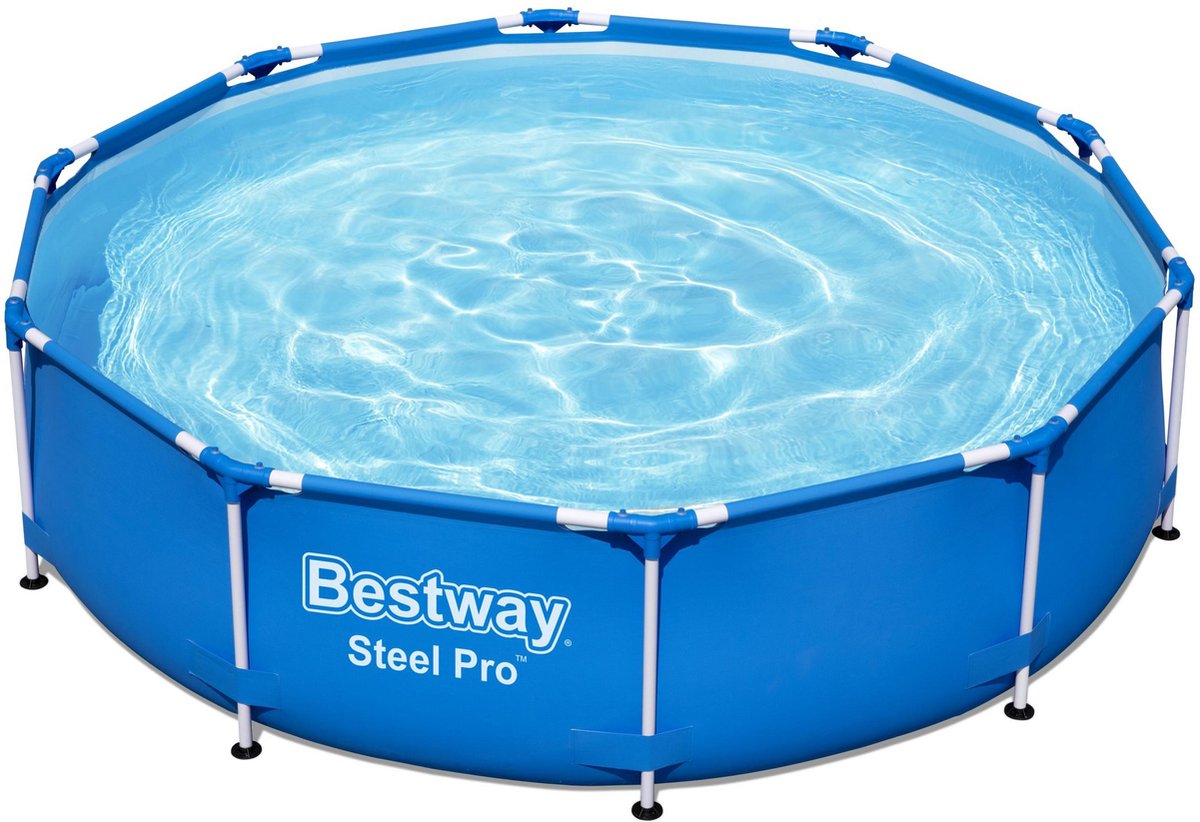 Bestway - Steel Pro - Opzetzwembad - 305x76 Cm - Rond - Blauw