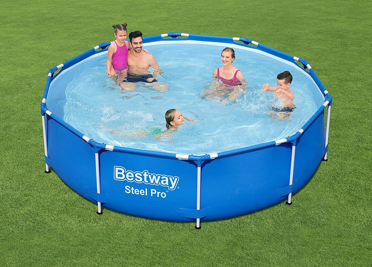Bestway - Steel Pro - Opzetzwembad - 305x76 Cm - Rond - Blauw