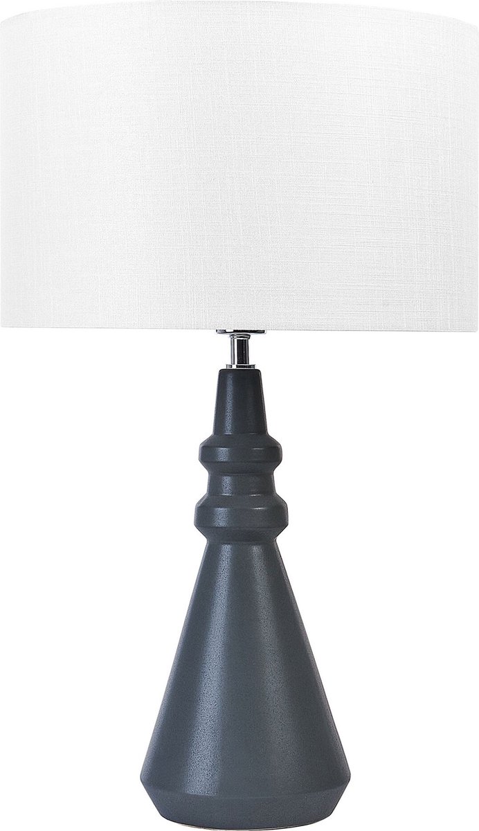 Beliani Cerillos - Tafellamp--keramiek - Zwart