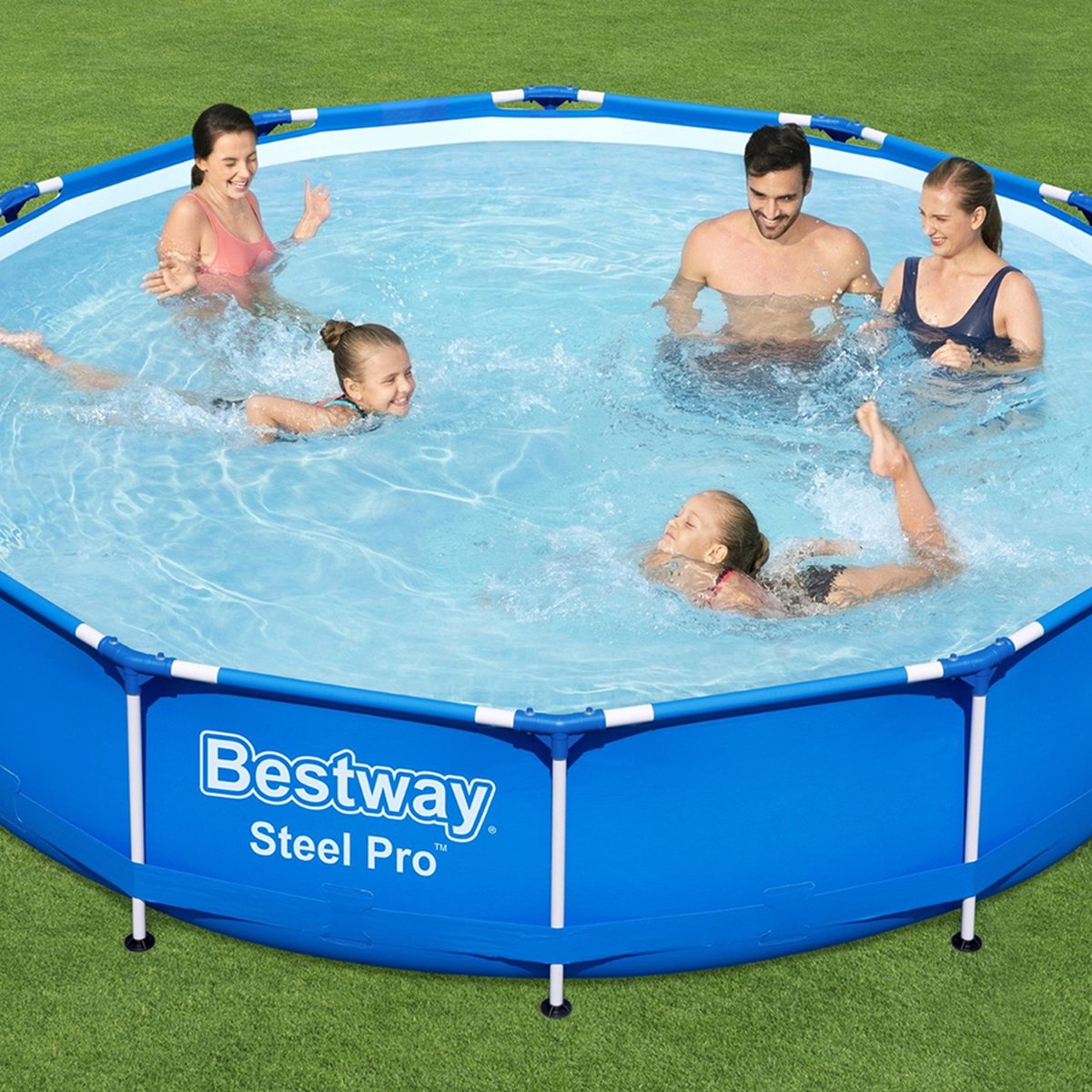 Bestway - Steel Pro - Opzetzwembad - 366x76 Cm - Rond