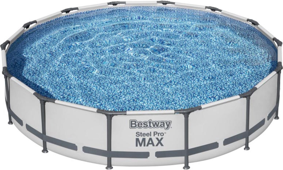 Bestway - Steel Pro Max - Opzetzwembad Inclusief Filterpomp - 427x84 Cm - Rond