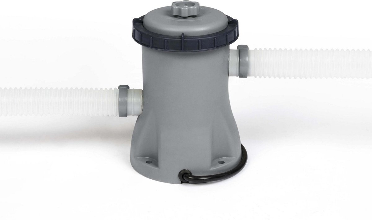 Bestway - Power Steel - Opzetzwembad Inclusief Filterpomp - 305x200x84 Cm - Rechthoekig