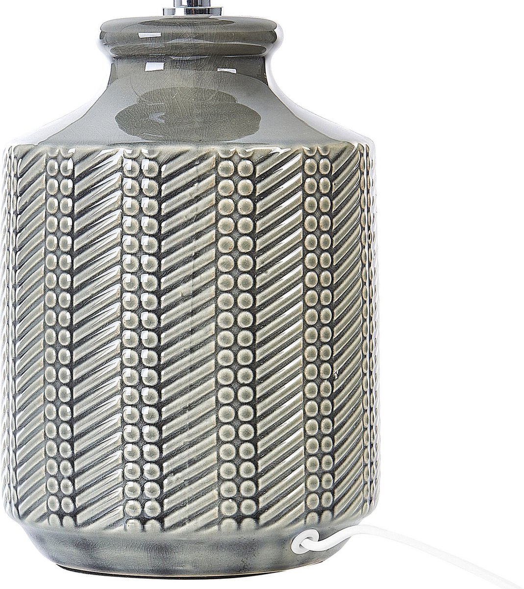 Beliani Esperance - Tafellamp--keramiek - Grijs