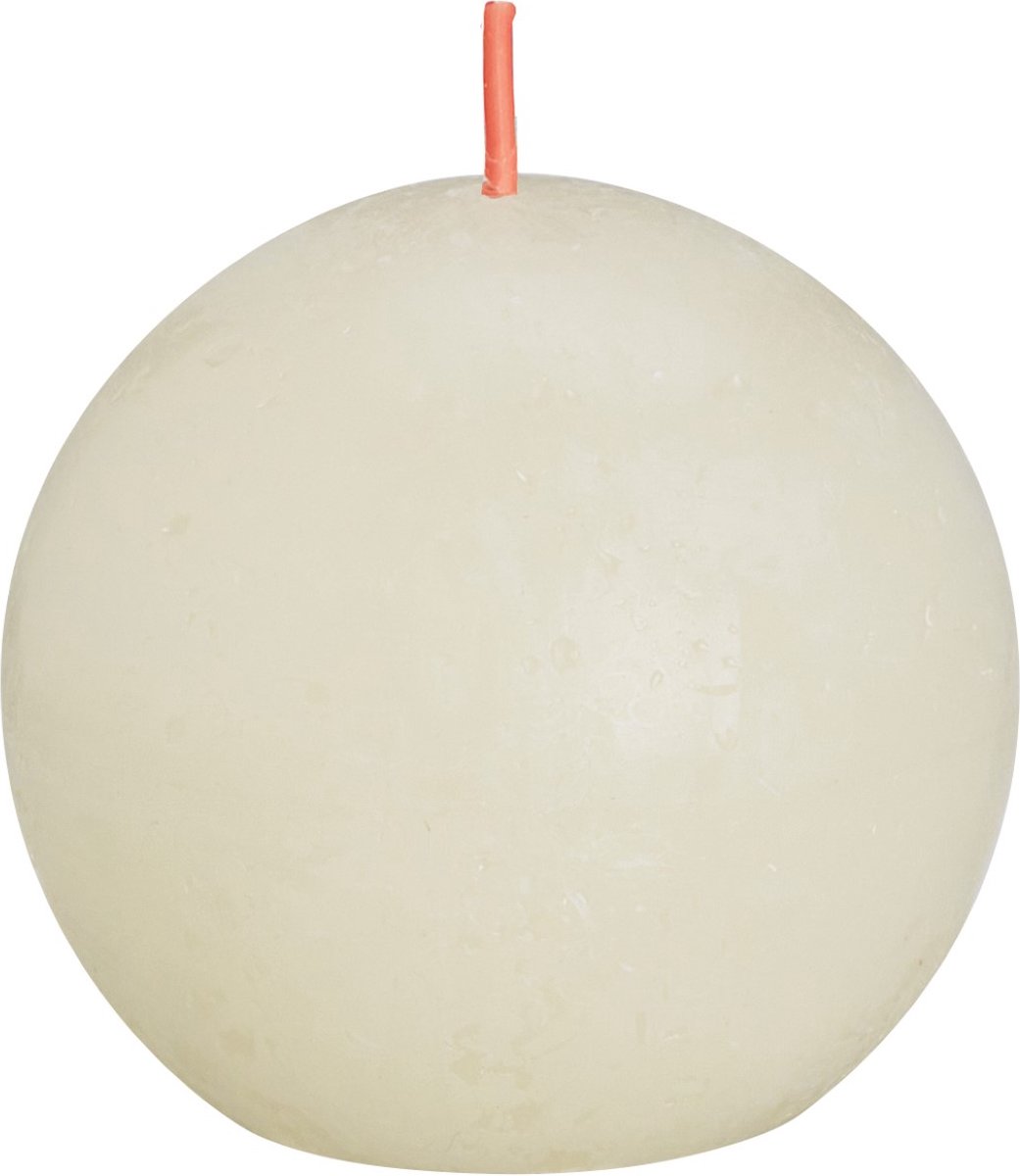 Bolsius Rustiek Shine Bolkaars Diameter76mm Soft Pearl - Geel