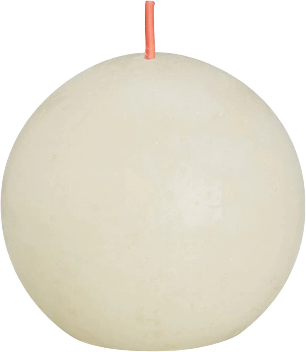 Bolsius Rustiek Shine Bolkaars Diameter76mm Soft Pearl - Geel