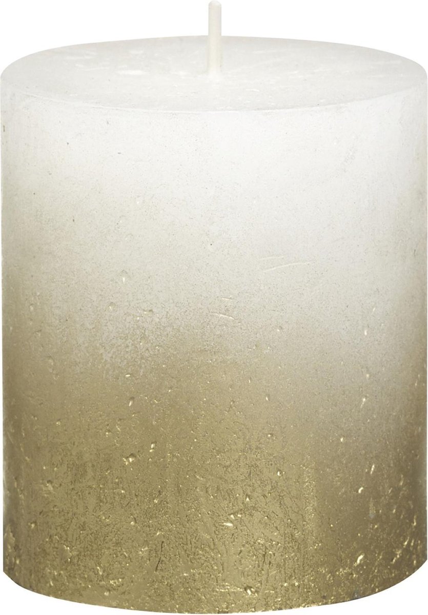 Bolsius Rustiek Shine Stompkaars 100/50 Frosted Lavender - Paars