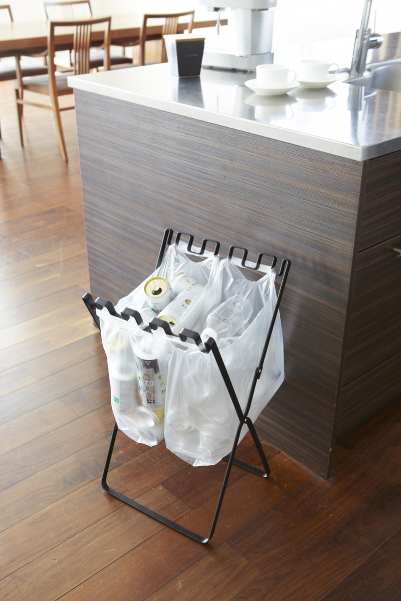 Yamazaki Garbage Bag & Grocery Bag Holder - Tower - Black - Zwart