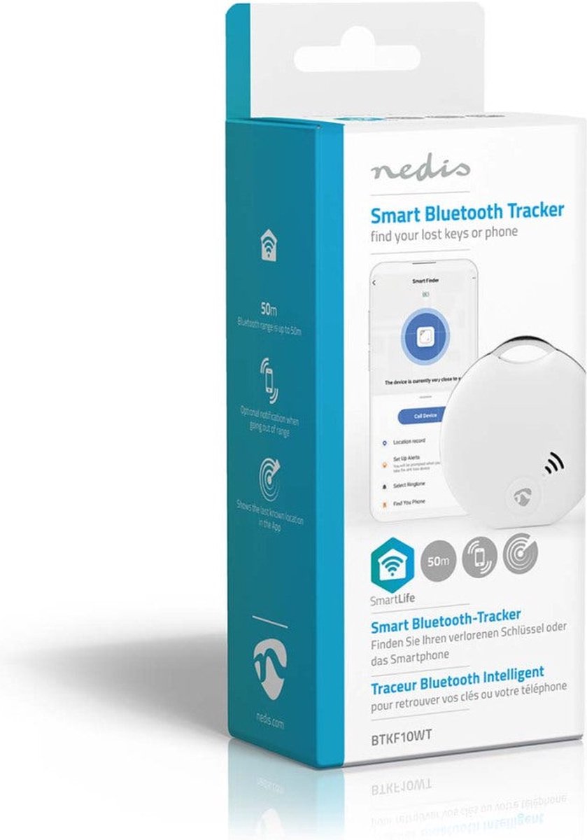 Nedis Sleutelvinder - Btkf10wt - Wit