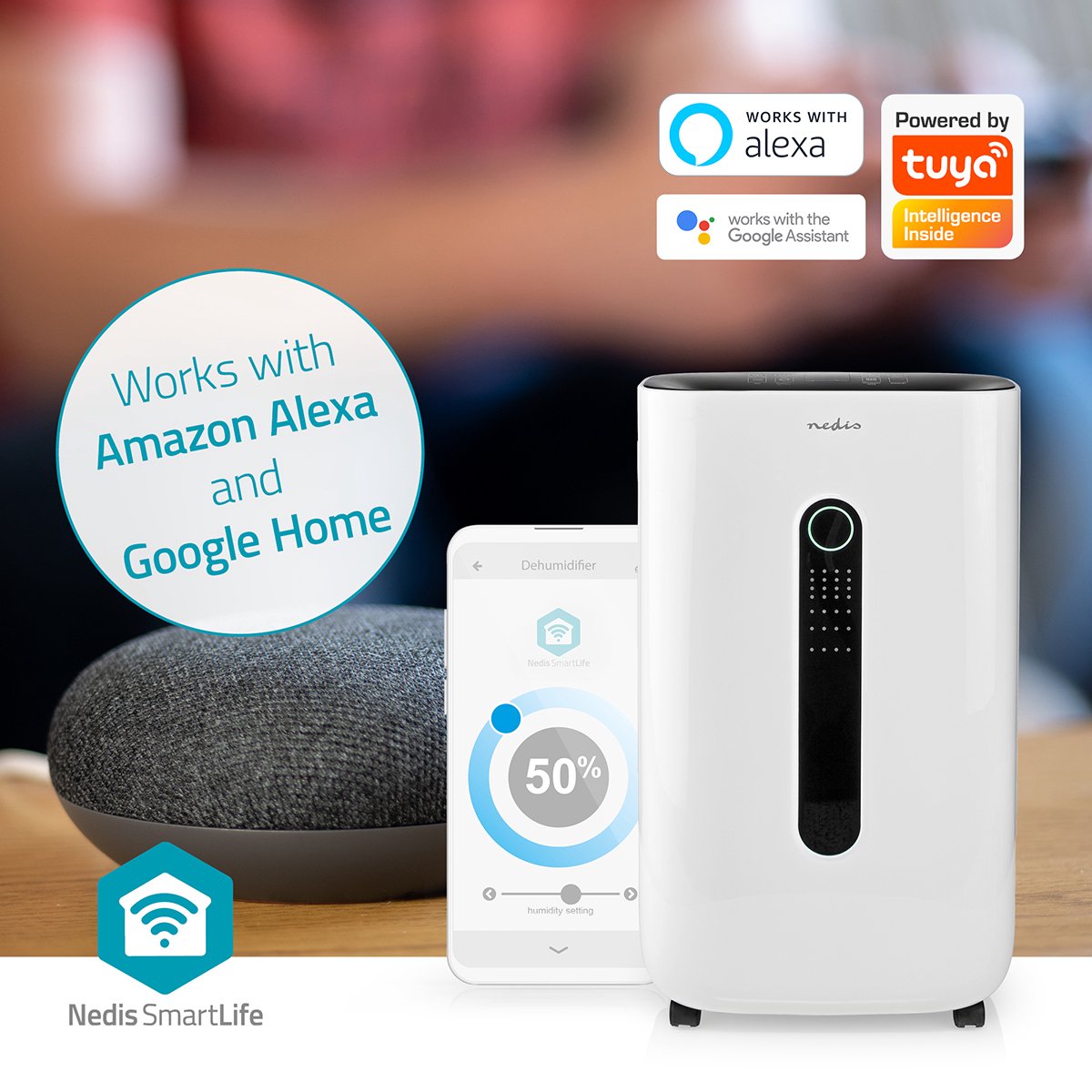 Nedis Smartlife Luchtontvochtiger - Dehu20wtw