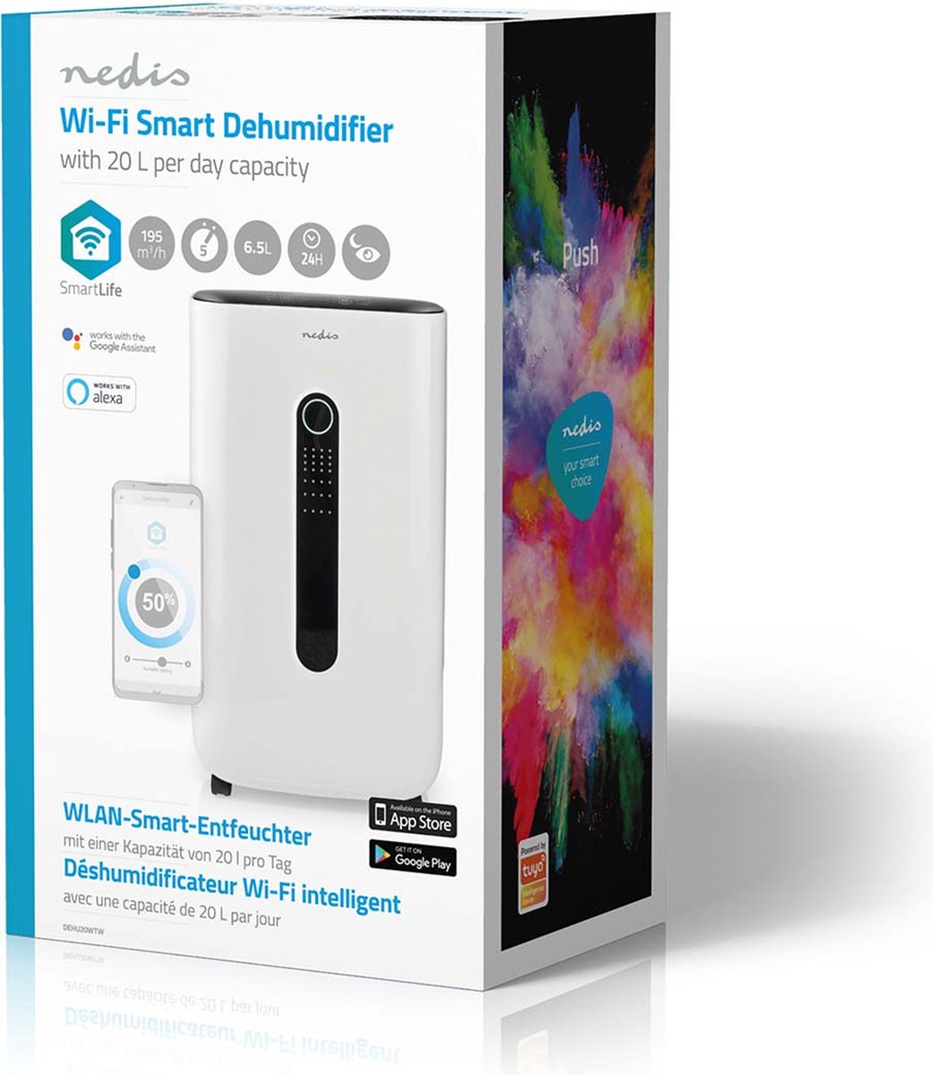 Nedis Smartlife Luchtontvochtiger - Dehu20wtw