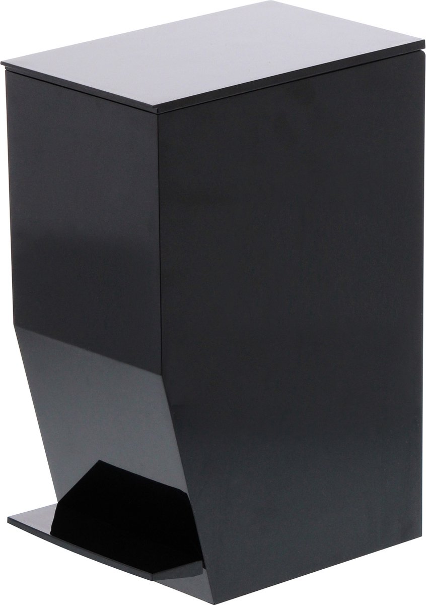 Yamazaki Sanitary Pedal Bin - Tower - Black - Zwart