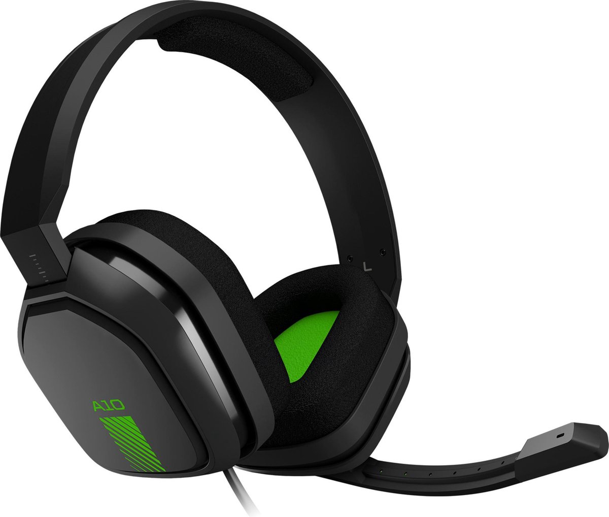 Astro A10 Gaming Headset voor PC, PS5, PS4, Xbox Series X|S, Xbox One - Zwart/ - Groen