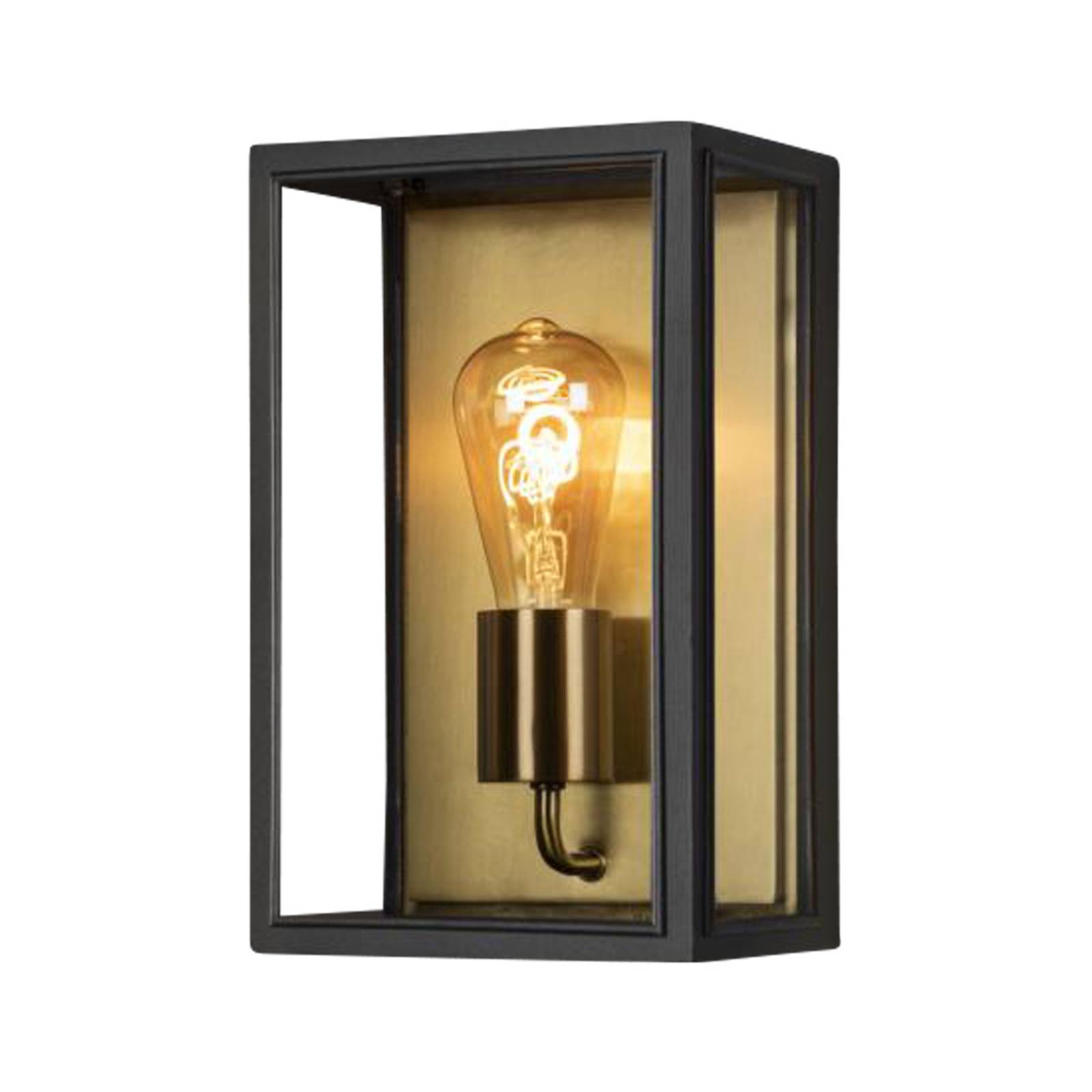 Konstsmide Carpi Wandlamp - E27 - 18 x 30 cm - Zwart