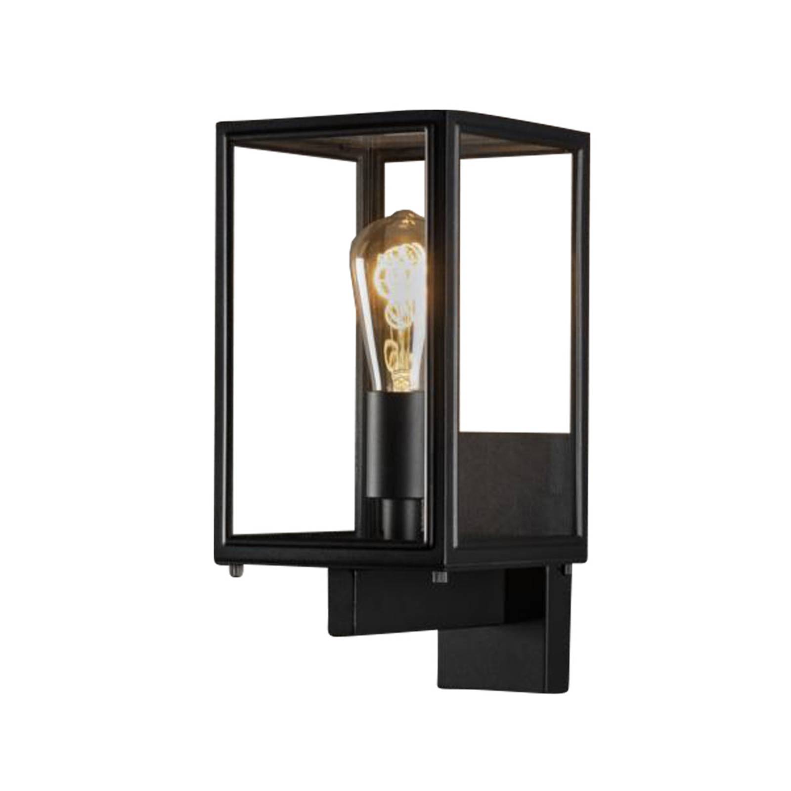 Konstsmide Carpi Wandlamp - E27 - 16.5 x 33 cm - Zwart