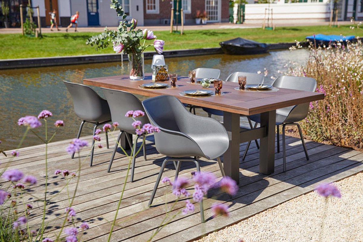 Hartman Sophie Elegance Rondo Diningstoel - Set van 2 - Grijs