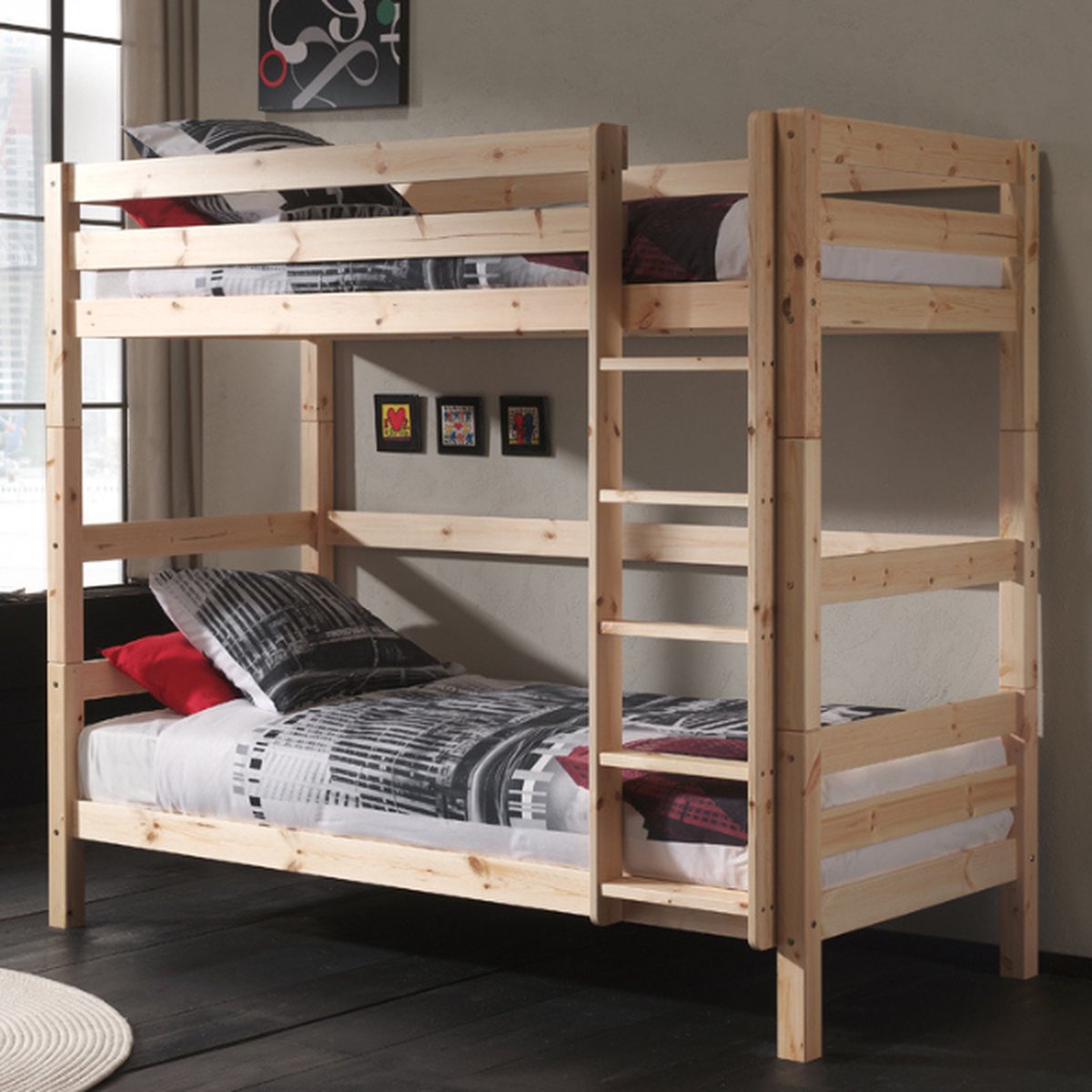 Vipack Pino Stapelbed 90 x 200 cm - Beige