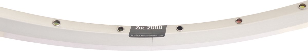 Ryde Velg Zac 2000 28"" / 622 X 19c Aluminium 36 Gaats 14g - Zilver