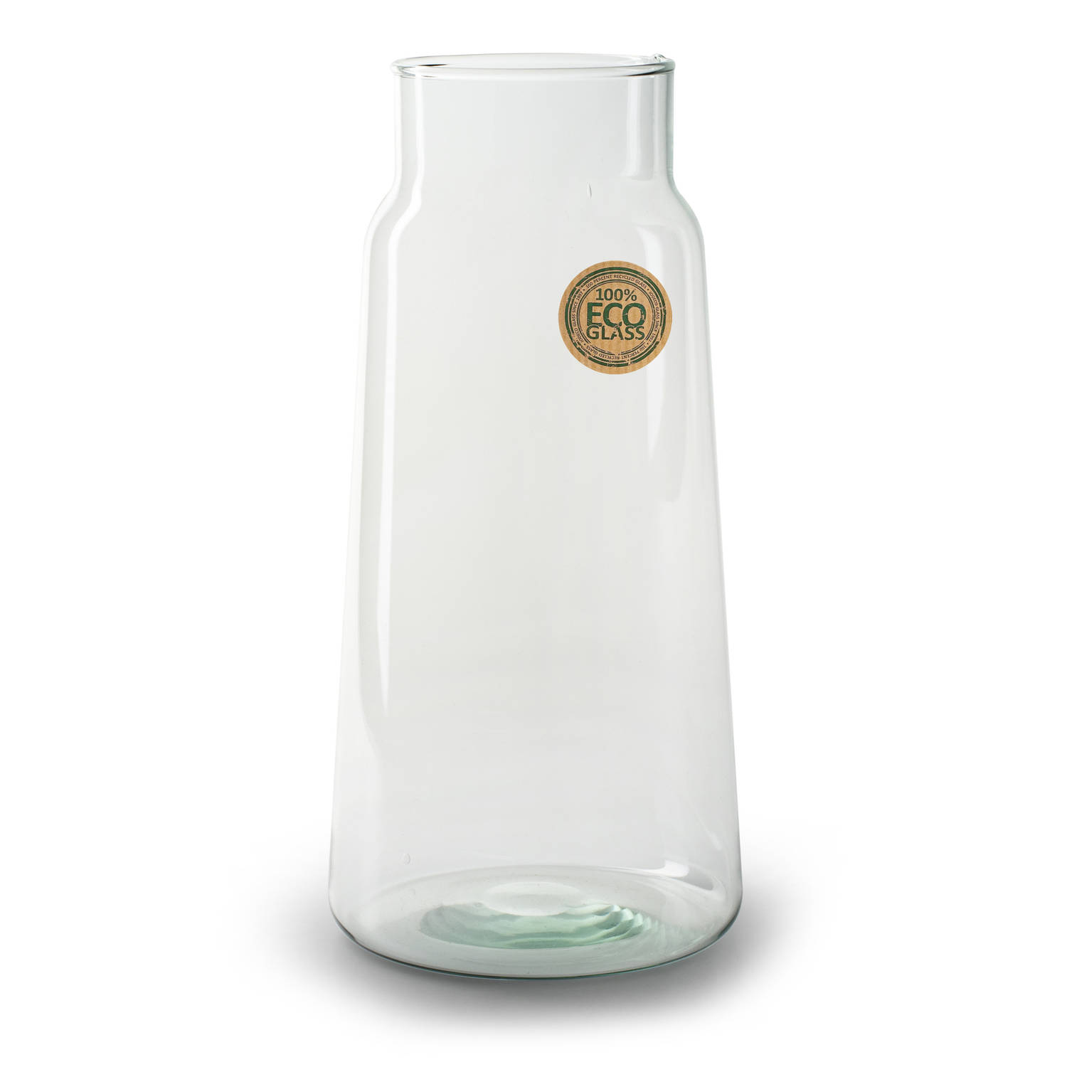 Bloemenvaas - Eco Glas Transparant - H30 X D14.5 Cm - Vazen