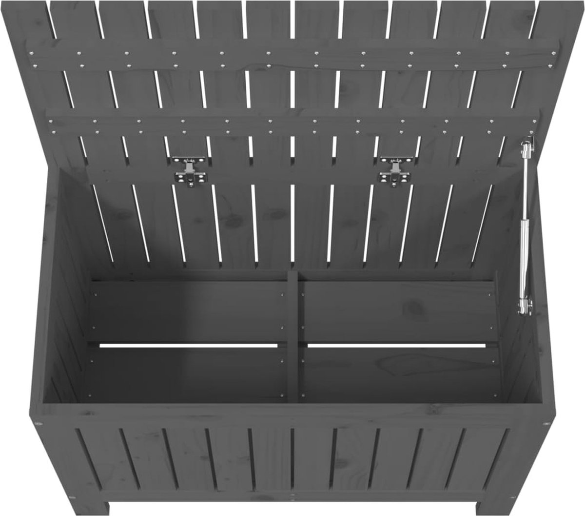 Vidaxl Tuinbox 76x42,5x54 Cm Massief Grenenhout - Grijs