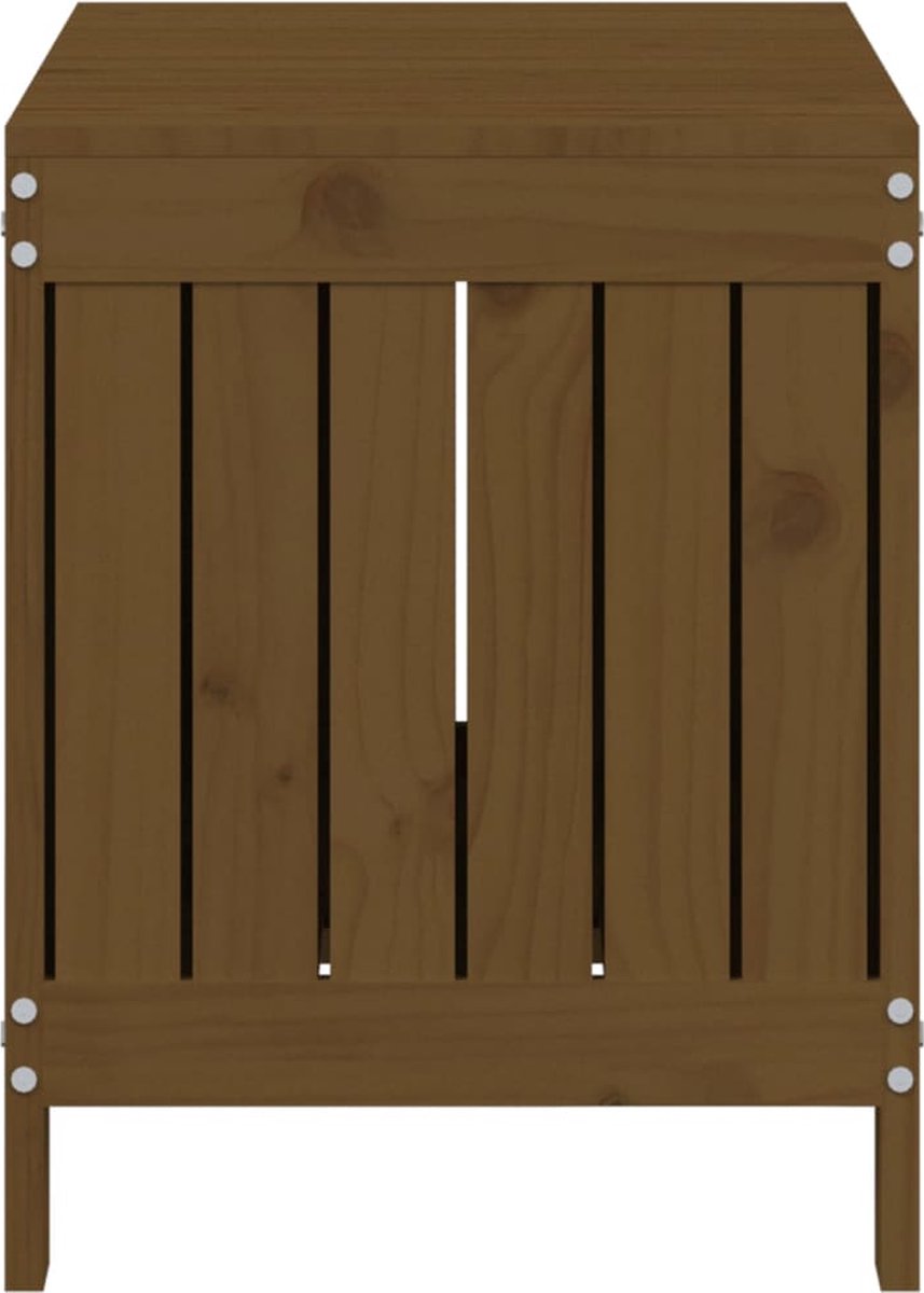 Vidaxl Tuinbox 76x42,5x54 Cm Massief Grenenhout Honing - Bruin