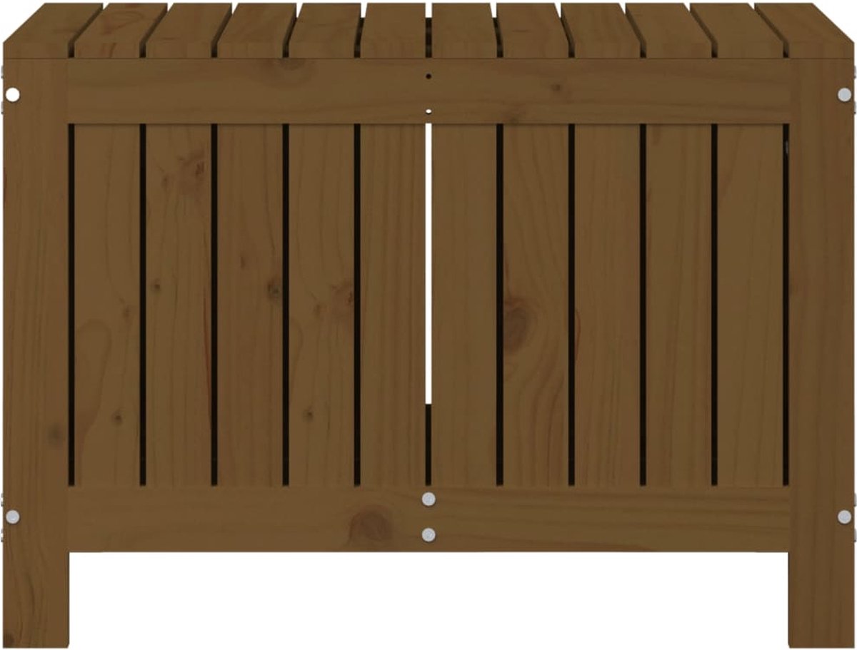 Vidaxl Tuinbox 76x42,5x54 Cm Massief Grenenhout Honing - Bruin